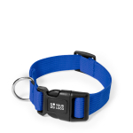 Collar de poliéster para mascota con cinta ajustable y cierre de clic vista principal