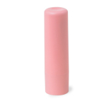 Bálsamo labial vegano sabor vainilla y FPS10 en estuche ABS reciclado color rosa primera vista