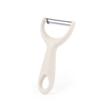 Pelador de mano con mango ergonómico y agujero para colgar cuarta vista