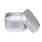 Vela con aroma a vainilla en tarro de metal de varios colores segunda vista