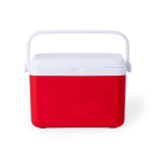 Nevera vintage de doble pared y asa rígida con capacidad de 4L color rojo primera vista