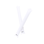 Aplaudidores inflables de plástico reutilizables con válvula color blanco primera vista