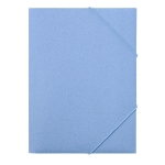 Portapapeles de caña de trigo de tapa flexible en varios colores color azul primera vista