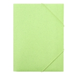 Portapapeles de caña de trigo de tapa flexible en varios colores color verde primera vista