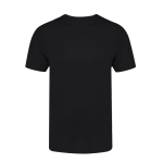 Camiseta unisex de 100% algodón peinado Ring Spun 160 g/m2 color negro primera vista