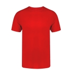 Camiseta unisex de 100% algodón peinado Ring Spun 160 g/m2 color rojo primera vista