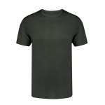Camiseta unisex de 100% algodón peinado Ring Spun 160 g/m2 color gris oscuro primera vista