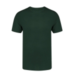 Camiseta unisex de 100% algodón peinado Ring Spun 160 g/m2 color verde oscuro primera vista