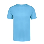 Camiseta unisex de 100% algodón peinado Ring Spun 160 g/m2 color azul claro primera vista