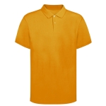 Polo unisex de 100% algodón peinado Ring Spun con 2 botones 220 g/m2 color dorado primera vista