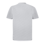 Camiseta técnica de 100% poliéster con doble tonalidad 140 g/m2 color blanco cuarta vista