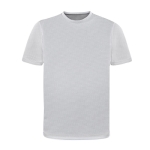 Camiseta técnica de 100% poliéster microperforado 135 g/m2 color blanco primera vista