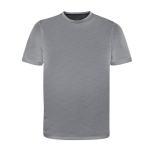 Camiseta técnica de 100% poliéster microperforado 135 g/m2 color gris primera vista