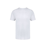 Camiseta blanca para niños de cuello redondo 100% algodón 160 g/m2 color blanco