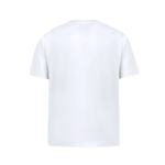 Camiseta blanca para niños de cuello redondo 100% algodón 160 g/m2 color blanco segunda vista