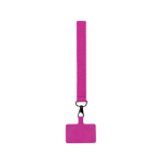 Pulsera de poliéster para situar entre la funda y el smartphone color fucsia