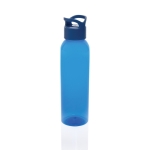 Botella de RPET ideal para el gimnasio con tapón de rosca 650ml color azul