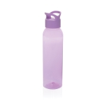 Botella de RPET ideal para el gimnasio con tapón de rosca 650ml color violeta