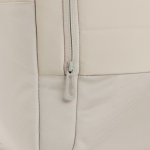 Bolsa de viaje RPET con gran compartimento y correa para trolley color beige séptima vista