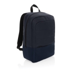 Mochila de RPET para PC con varios organizadores interiores 15,6” color azul marino