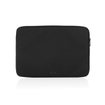 Funda para PC de RPET con costuras y bolsillo delantero 15,6” color negro tercera vista