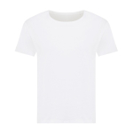Camiseta de mujer de algodón reciclado slim fit 160 g/m2 Iqoniq color blanco