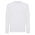 Sudadera unisex de algodón reciclado slim fit 280 g/m2 Iqoniq color blanco