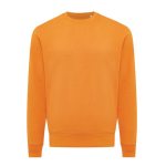 Sudadera unisex de algodón reciclado slim fit 280 g/m2 Iqoniq color naranja