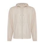 Chaqueta de poliéster reciclado casual fit 70 g/m2 Iqoniq color beige