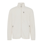 Chaqueta de poliéster reciclado casual fit 320 g/m2 Iqoniq color natural tercera vista