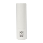 Bálsamo labial sostenible de papel reciclado con protección FPS 15 color blanco segunda vista trasera