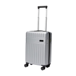 Trolley de cabina de 20” con ruedas giratorias y capacidad 40L color plateado