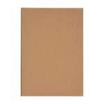 Portafolios de poliéster reciclado con portatajetas y soporte móvil color azul marino segunda vista con caja