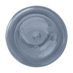 Botella transparente de plástico reciclado con mosquetón 400ml segunda vista