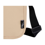 Bandolera de poliéster reciclado repelente al agua con bolsillos vista detalle 1