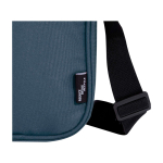 Bandolera de poliéster reciclado repelente al agua con bolsillos vista detalle 1