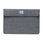 Funda para PC Herschel Spokane™ de poliéster reciclado 15-16” color gris jaspeado segunda vista frontal