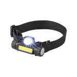 Linterna frontal con inclinación para mejor visibilidad color negro quinta vista