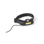 Linterna frontal con inclinación para mejor visibilidad color negro sexta vista