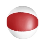 Pelota de playa de PVC en varios colores y con opción multicolor color rojo primera vista