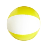 Pelota de playa de PVC en varios colores y con opción multicolor color amarillo segunda vista