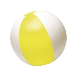 Pelota de playa de PVC en varios colores y con opción multicolor color amarillo tercera vista