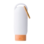 Crema solar de FPS 30 con mosquetón y tapa a juego 60ml color naranja primera vista