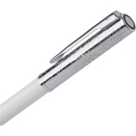 Bolígrafo de lujo de acero inoxidable con tinta azul Waterman tercera vista