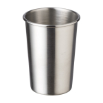 Vaso de acero inoxidable de 350ml grabado con logo Picnic color plateado segunda vista