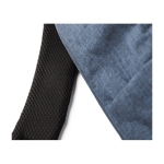 Mochila antirrobo RPET para PC con tira para ajustar al trolley 15” color azul tercera vista