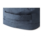 Mochila antirrobo RPET para PC con tira para ajustar al trolley 15” color azul sexta vista