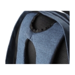 Mochila antirrobo RPET para PC con tira para ajustar al trolley 15” color azul séptima vista