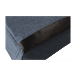 Mochila antirrobo RPET para PC con tira para ajustar al trolley 15” color azul octava vista