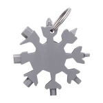 Herramienta multifunción con forma de copo de nieve Snowflake color plateado primera vista